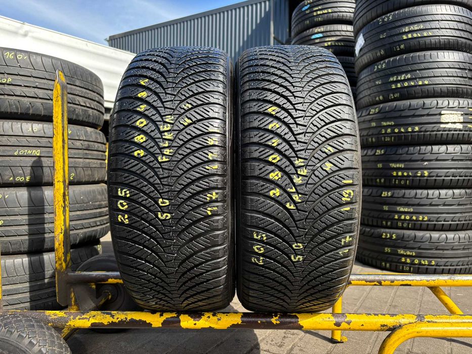 2X OPONY CAŁOROCZNE 205/50R17 93V Falken EuroAll Season AS210 XL RANT OCHRONNY 6.9MM 2019R SPRAWDZONE CAŁE! #280431
