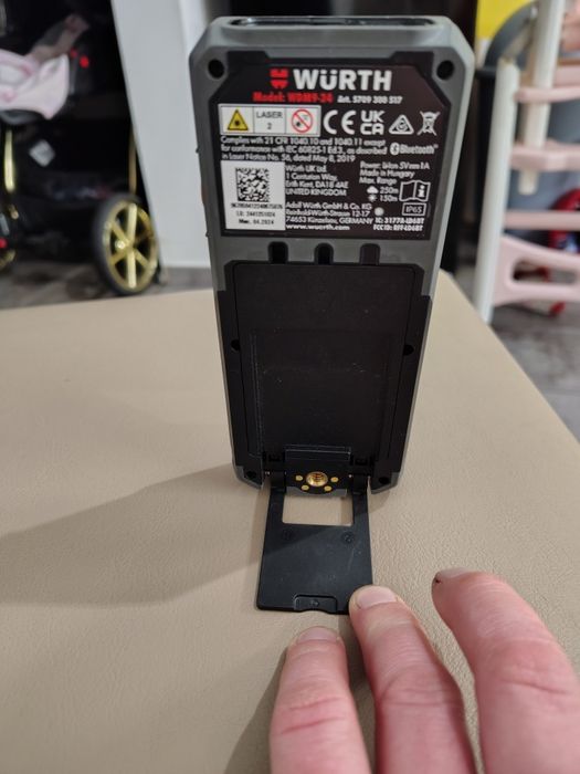 Dalmierz Laserowy WÜRTH WDM 9-24 250m Kamera Bluetooth IP65 Ekran Doty