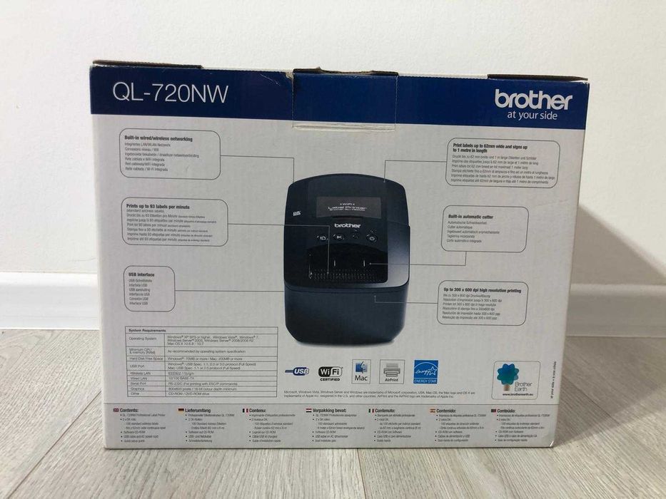 Brother QL-720NW - drukarka etykiet