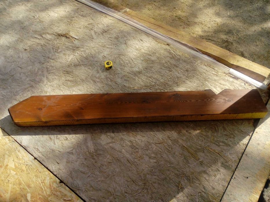 Belki końcówki krokwi na przedłużenie dachu długość 130 cm