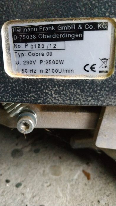 Pallmann Cobra. Машинка для циклевки паркета