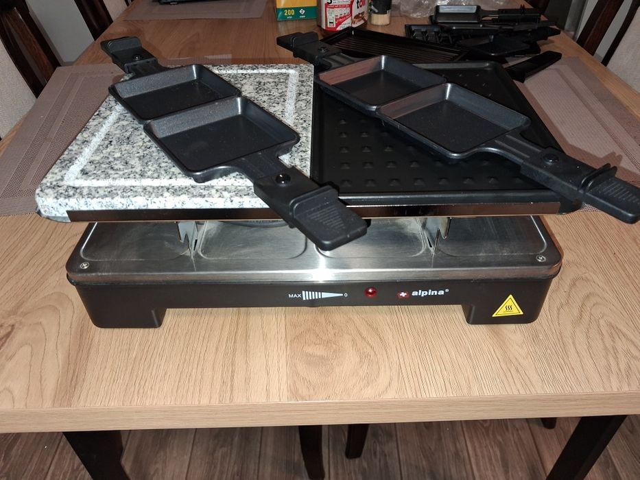 Гриль с каменной платой ALPINA Raclette Grill Stone