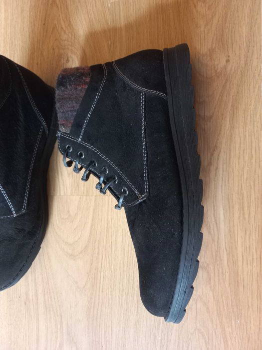 Женские новые замшевые демисезонные ботинки HEAVENLYSOLES 43 p.