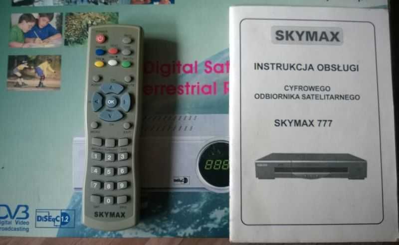 Dekoder tuner satelitarny DVB-S DVB-T Skymax SX 771 ST