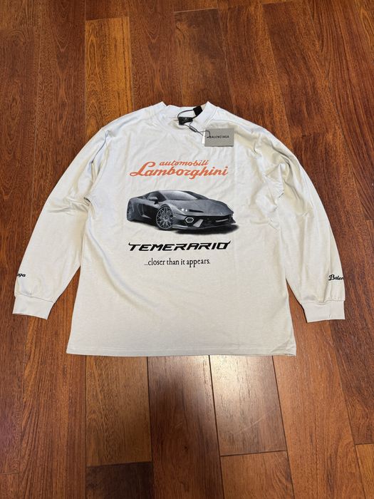 balenciaga lamborghini long sleeve