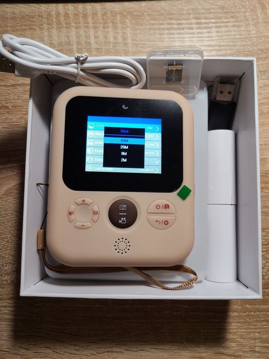 Фотоаппарат моментальной печати |чековый принтер|скидка+32гб