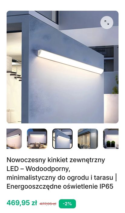 Lampa zewnetrzna