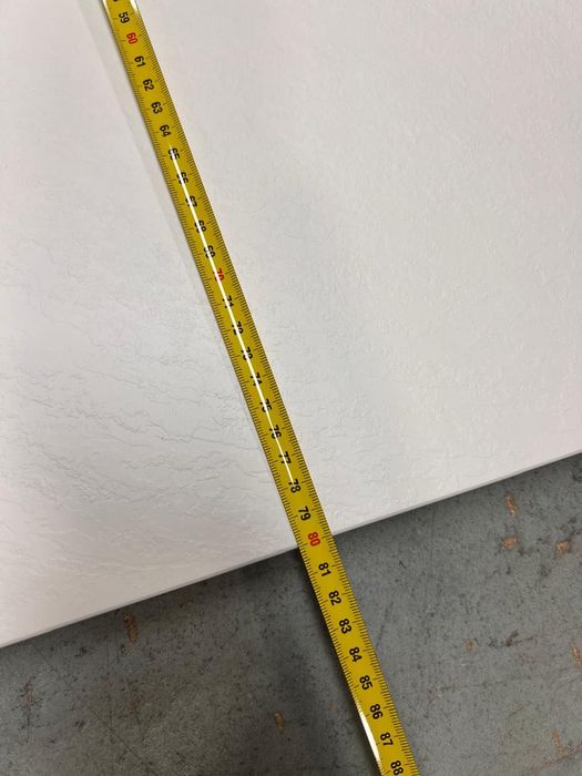 Bandeja de Chuveiro SMC, 2,5 cm de Altura com Efeito de Pedra de Ardósia