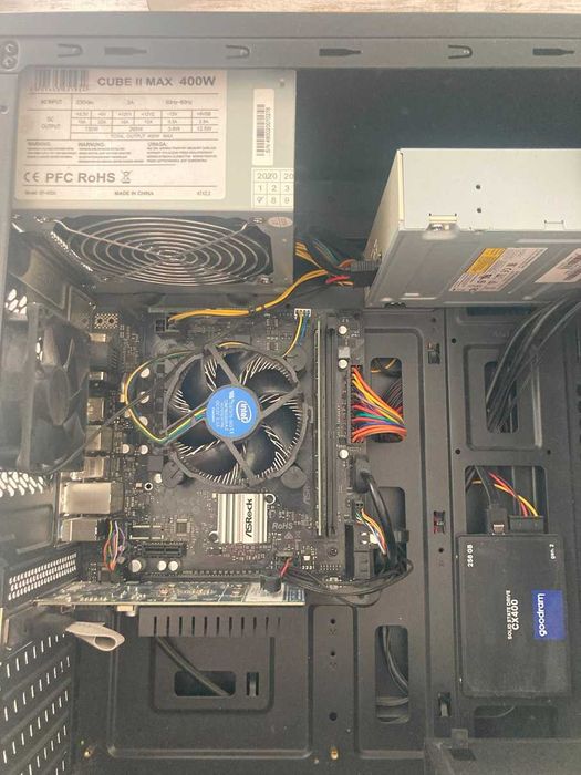 Komputer i5-10400, RAM 8GB, SSD 256GB, GT710