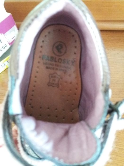 Bota em pele t 20