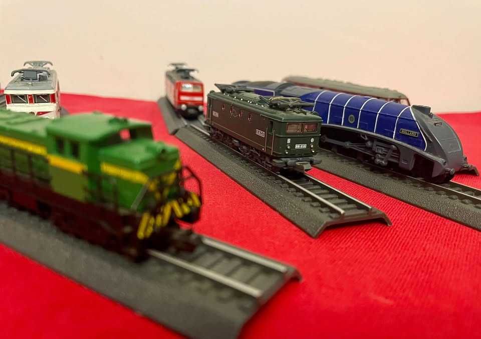 Carruagens e locomotivas - Miniaturas Escala N (1:160)