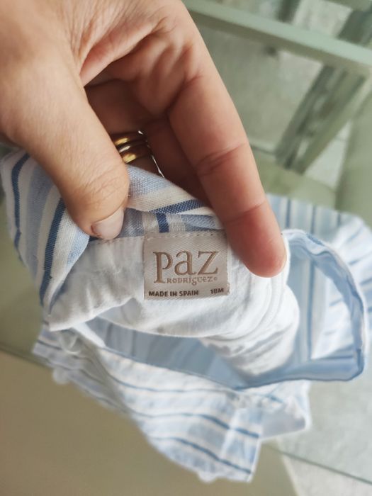 Vestido Paz Rodriguez tipo marinheiro