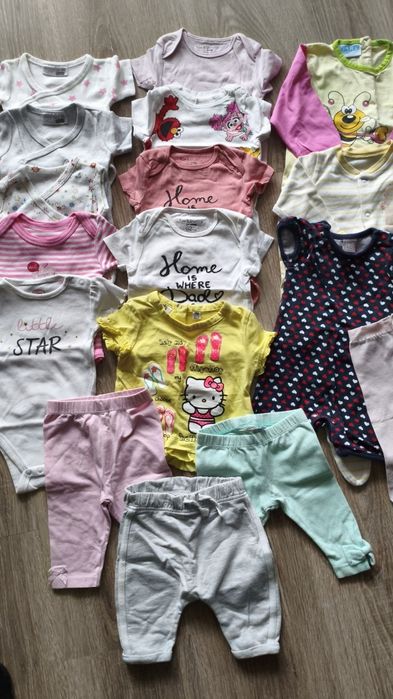 Paczka ubranek dziewczęcych 56/62