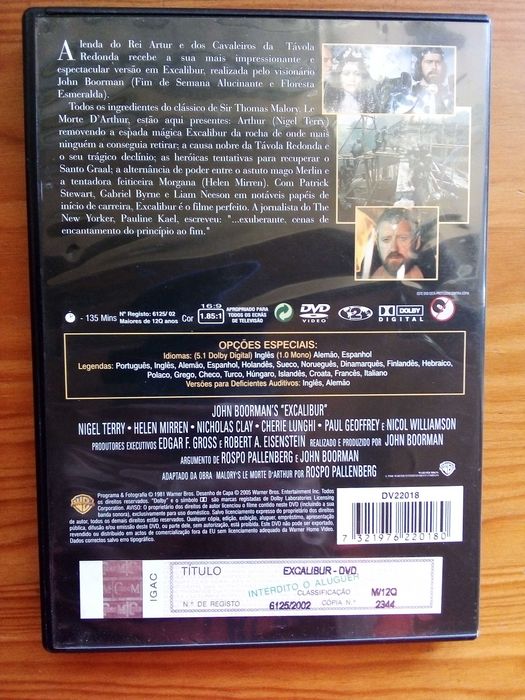 Excalibur, John Boorman, Nigel Terry, Helen Mirren, Nicholas Clay