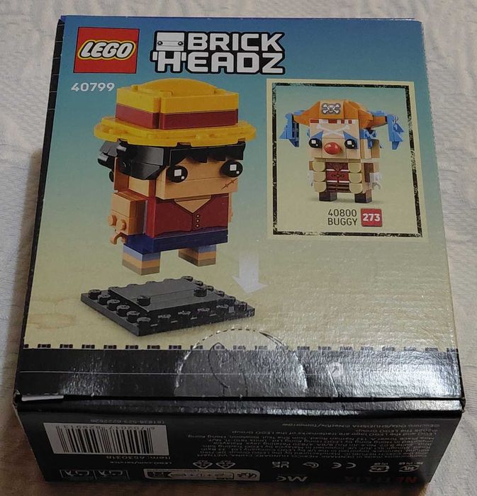 Lego Brickheadz One Piece 40799 Monkey D. Luffy Selado