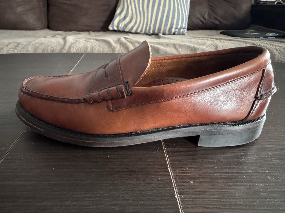 Кожанные лоферы SEBAGO 26 см 41 размер