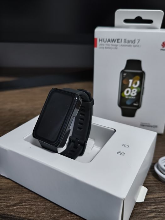 Smartwatch Huawei Band 7 nowe szkło etui + nowy pasek