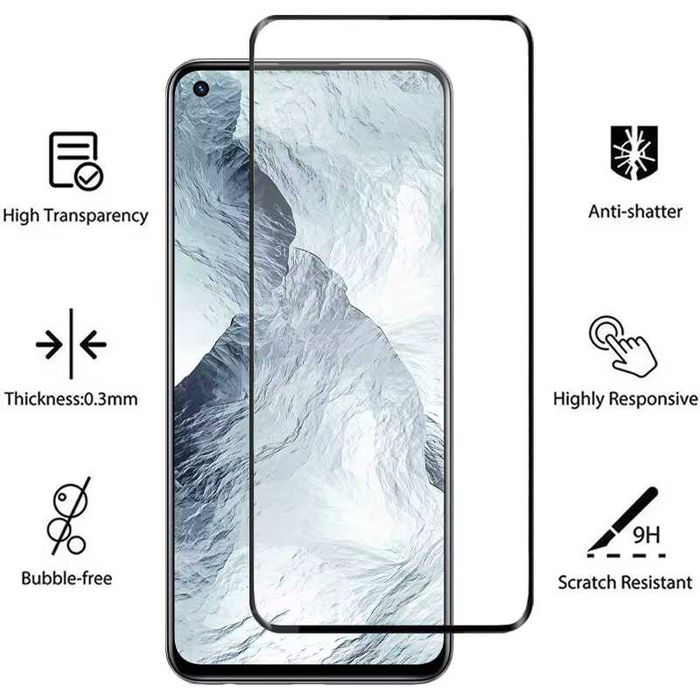 Защитное стекло весь экран для Realme GT2 Explorer Master, GT Neo 3