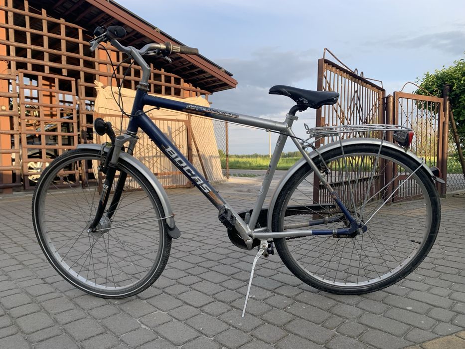 Rower szosowy bocas szaro niebieski