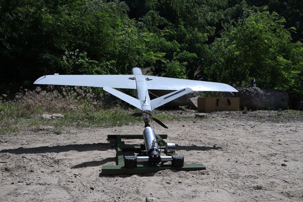 Пневматична катапульта для БПЛА