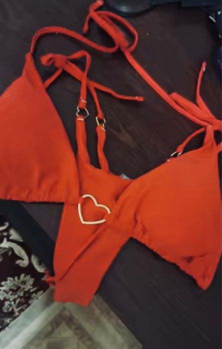 Яскраве червоне нове міні бікіні купальник жіночий новий дуже якісний