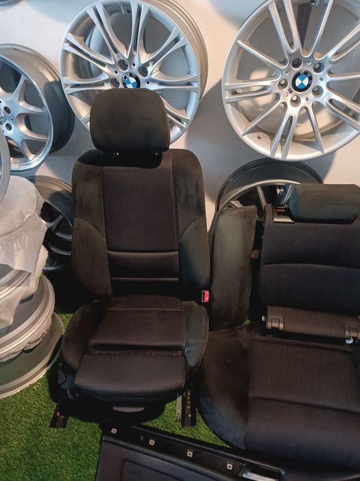 Bancos Bmw E46 Alcântara Pack M Touring Originais Muito Bom Estado