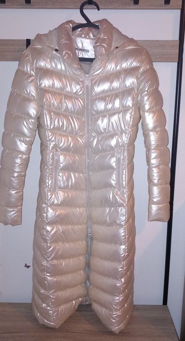 Sobretudo impermeável pérola  - Tamanho S