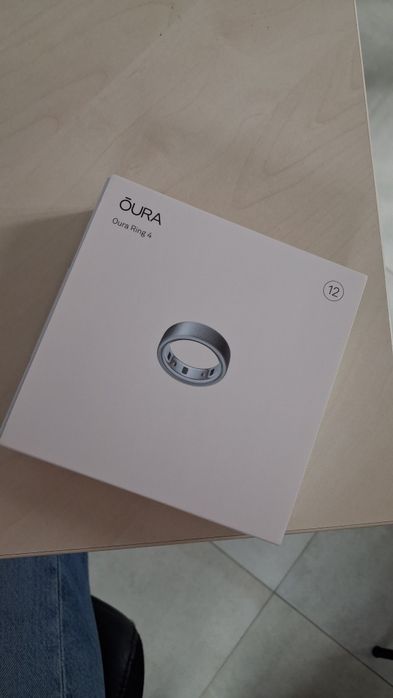 Oura Ring 4 Silver size 12