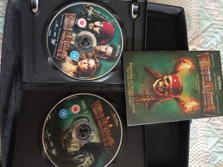 DVD original Piratas da Caraíbas - O Cofre do Homem Morto
