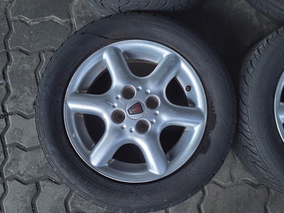 Jantes Rover R14 Com Pneus 185/60 Furação 4X100