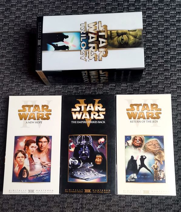 Star Wars Trylogia VHS IV V VI