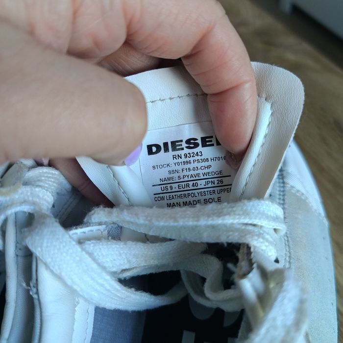 Buty diesel sneakersy 40 platforma