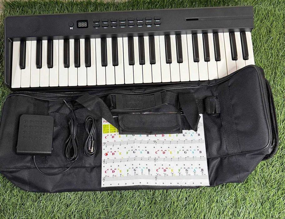 Цифрове складне піаніно Donner DP-10 | 61 клавіша | USB | Педаль
