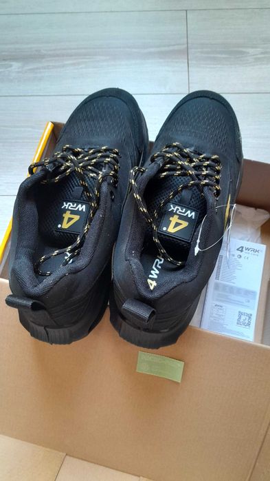 Buty robocze 4Work Karaka SB 43 oraz spodnie rozmiar L czerwone