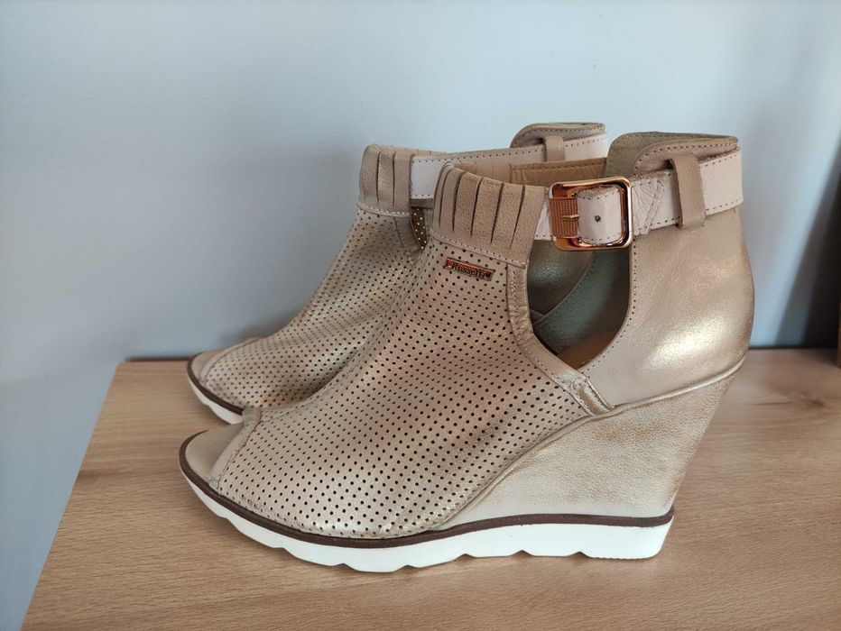 Buty sandały skórzane włoskie Rosetti r.40 skórzane