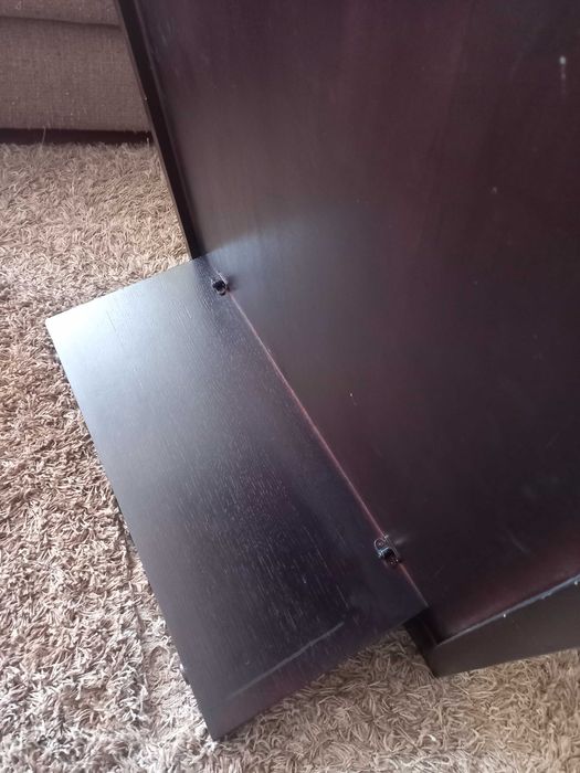 Mesa centro sala madeira preta 80x110×30