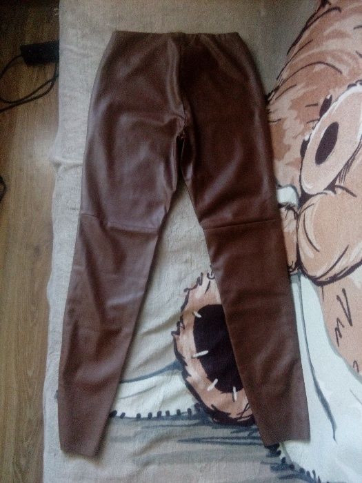 Nowe spodnie tregginsy ala skórka rozmiar 40 L