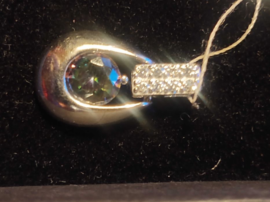 Zawieszka topaz srebro 925