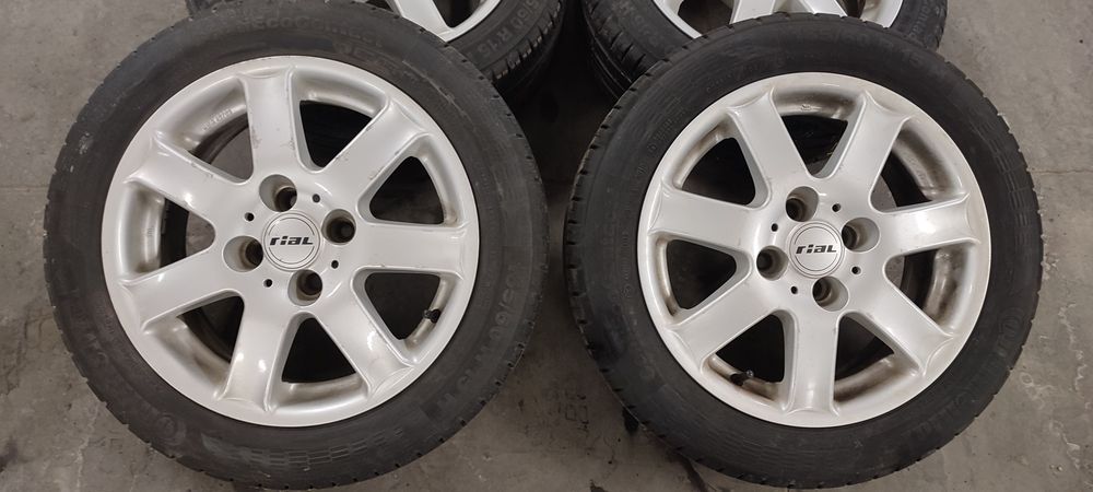 15" 6J 4x98 Komplet felg aluminiowych Rial z oponami 165/60 R15