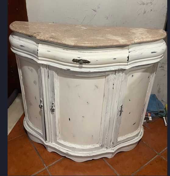 Sapateira madeira maciça oval