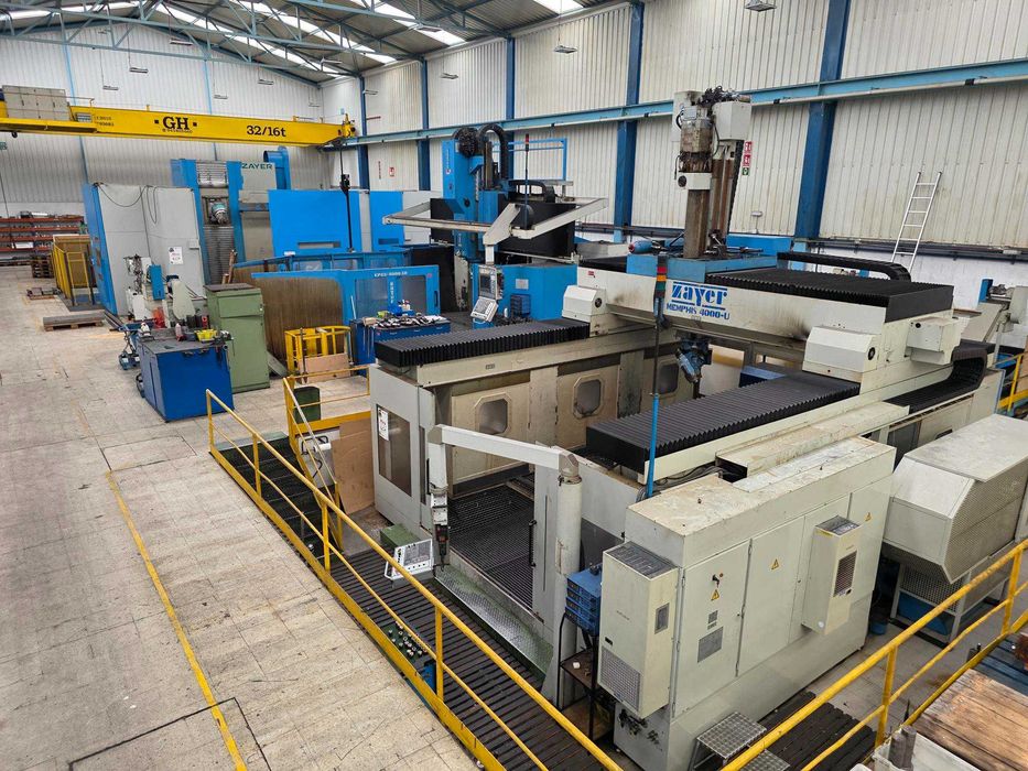 Máquinas CNC e EDM | ZAYER, Mori Seiki, ONA, Charmilles