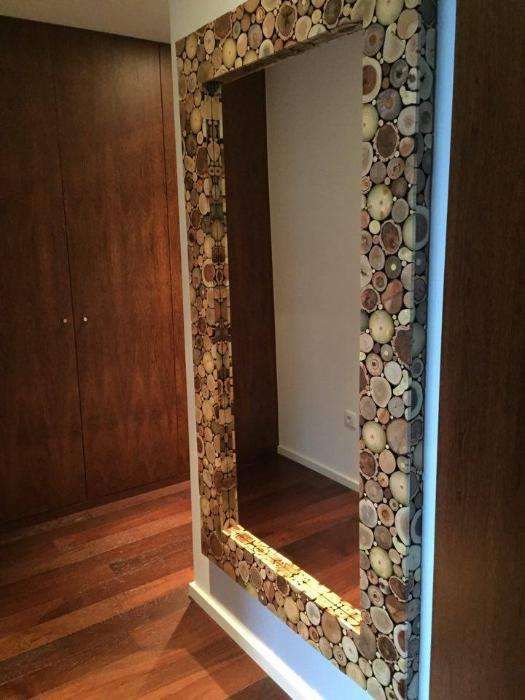 Espelhos em Madeiras Naturais