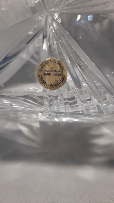 Garrafa cristal com selo