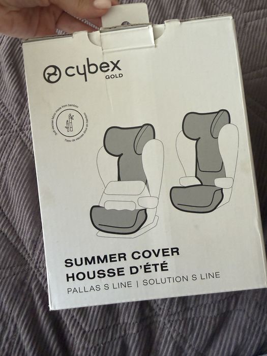 Літній чохол для автокрісла Cybex Pallas s line Solution s line сірий