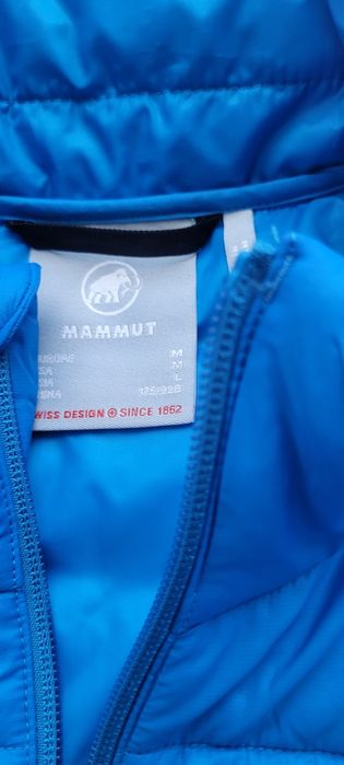Kurtka Mammut roz M przejsciowa ocieplana glacier blue nowa meska