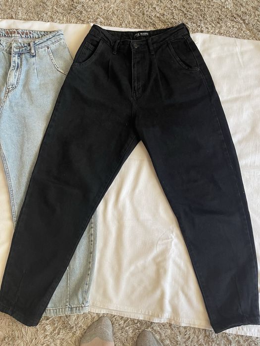 Джинси моми для дівчинки блакитні, чорні