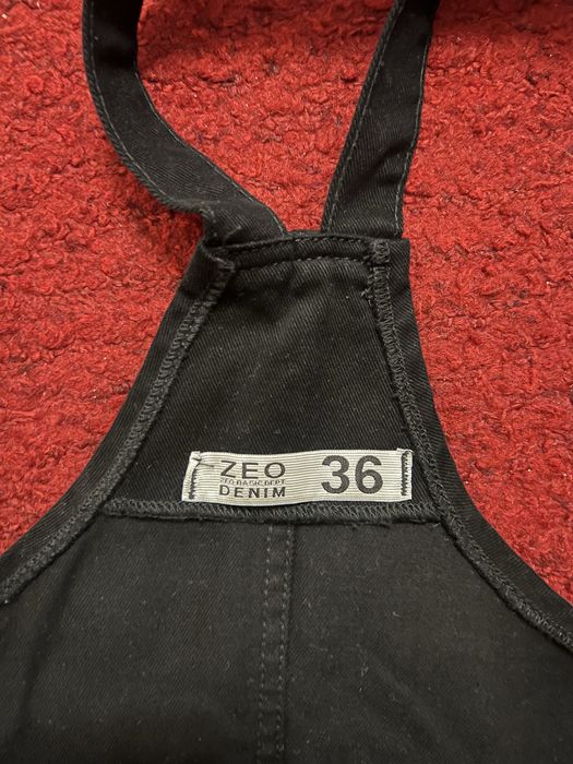 Джинсовый комбинезон с юбкой размер 36