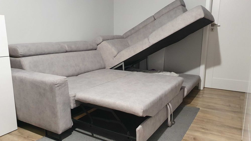 Luksusowy narożnik z funkcją spania