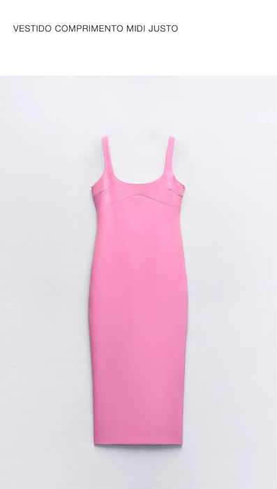 Vestido Midi justo zara