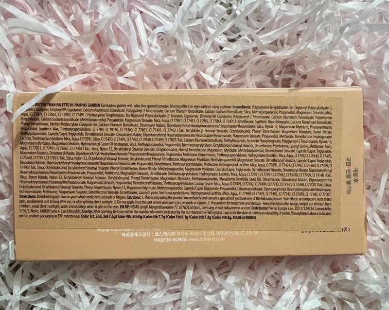 Палетка тіней rom&nd